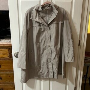 Gallery Trench Coat Women’s Plus Size 3XL
